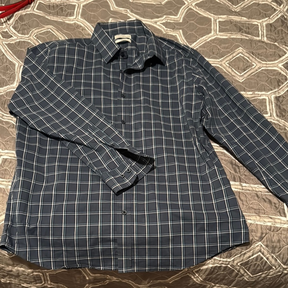 Lucky Brand Blue Casual Button Down Shirt
